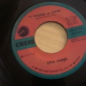 Etta James 45 record: I Found a Love